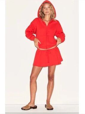 SKIMS Cotton Fleece Mini Skirt